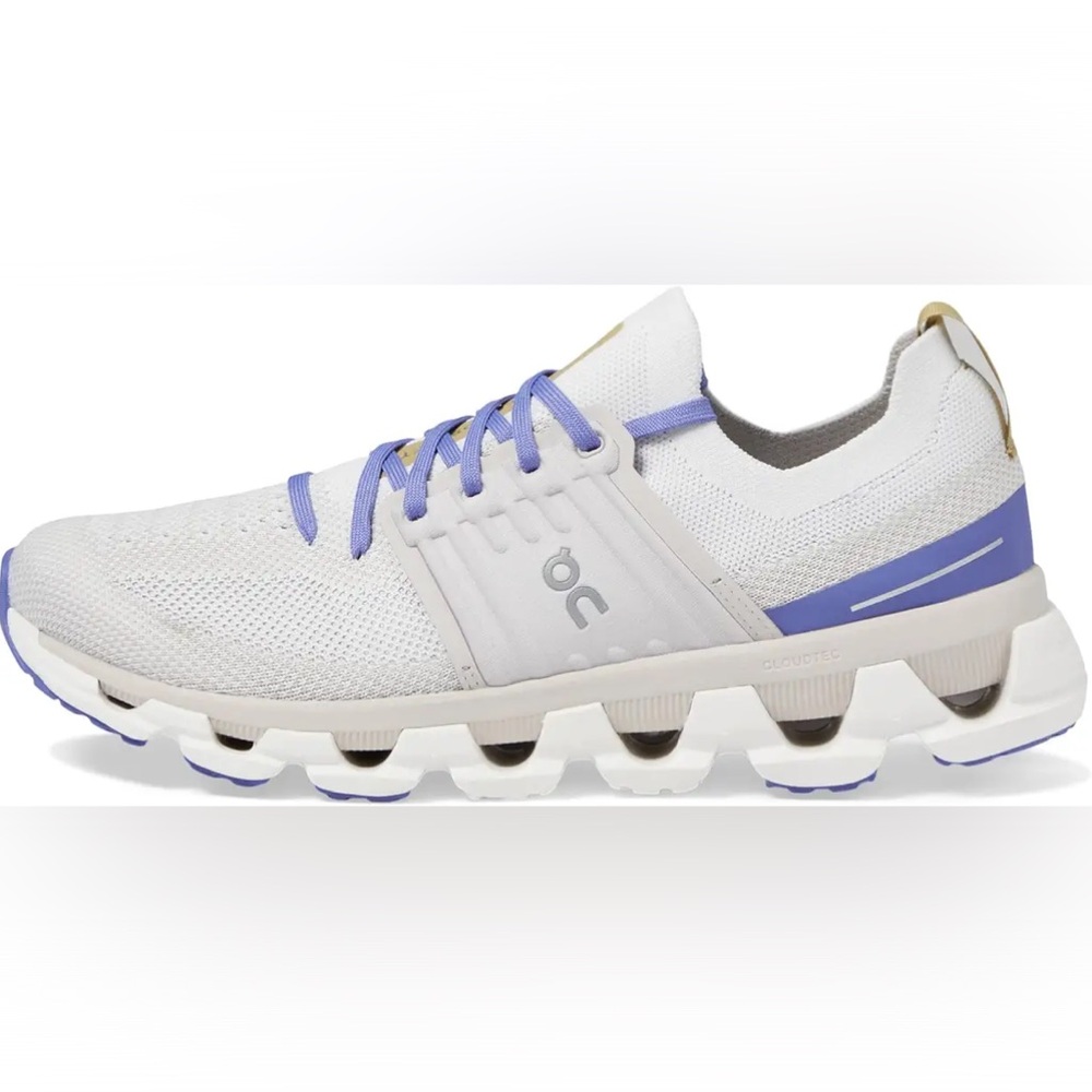 On Running Cloudswift Sneakers - White and Purple - Picture 4 of 6